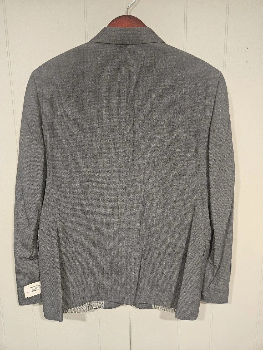 JC Penney 42R Gray 2 Button Blazer Jacket Sport Suit Coat Brand Tag Removed NEW